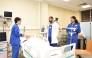 Students demonstrate their skill as medical practitioners.