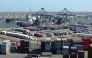 File photo shows containers in the harbour of Antwerp (Photo by Eric Piermont/ AFP)