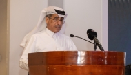 Chairman of DICID Board of Directors, Dr. Ibrahim bin Saleh Al Nuaimi addressing the event.
