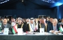 Speaker of the Shura Council H E Hassan bin Abdullah Al Ghanim participating in the Arab parliamentary coordination meeting in Istanbul, Turkiye, yesterday.