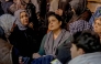 Families of victims wait in front of a hospital in Kahramanmaras, on April 15, 2026, after a teenager opened fire in a school in the city.  (Photo by Orhan Erkilic / AFP)