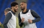 Al Rayyan's Abdulaziz Hatem (right) and Jassem Gaber during a training session.