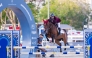Sultan Jassim Al Suwaidi in action yesterday.