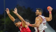 Qatar beat Bahrain to reach the final.