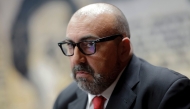 Koldo Garcia, former adviser of Spanish transport minister Jose Luis Abalos, attends an investigation commission over a graft case linked to the purchase of face masks during the pandemic, at the Senate in Madrid on April 22, 2024. Spanish Prime Minister Pedro Sanchez's former right-hand man Jose Luis Abalos takes the stand on April 29, 2026 as a key suspect in a corruption trial that has cast doubt on the Socialist-led government's future.

(Photo by Oscar DEL POZO CAرAS / AFP)

