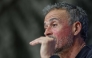 Paris Saint-Germain's Spanish head coach Luis Enrique addresses a press conference at the Allianz Arena in Munich, southern Germany on May 5, 2026, the eve of the UEFA Champions League second-leg, semi-final football match against FC Bayern Munich. (Photo by Alexandra BEIER / AFP)