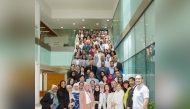 Participants of the workshop at Itqan Clinical Simulation and Innovation Center in Hamad Bin Khalifa Medical City.