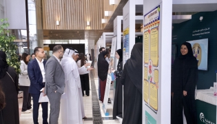 Around 50 student projects in artificial intelligence, sustainability, science, health, and culture highlighted the role of education in preparing an innovative and future-ready generation. Photos by Ahmed Barakat / The Peninsula.
