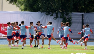 File photo of Japan player training during the FIFA World Cup 2026