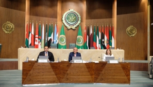 Officials during the meeting.