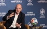 (Files) FIFA President Gianni Infantino speaks during the 29th annual Milken Institute Global Conference at the Beverly Hilton in Beverly Hills, California on May 5, 2026. (Photo by Patrick T. Fallon / AFP)