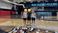 Picture shared by Freddy during his visit to NBA's New Orleans Pelicans facilities 