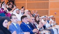 Minister of Education and Higher Education H E Lolwah Al Khater with other officials during the event.
