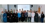 Dr. Marco Ameduri and Dr. Rachid Bendriss with WCM-Q staff, alumni, and students.