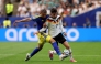 Armando Obispo #18 of Curacao challenges Kai Havertz #7 of Germany during the FIFA World Cup 2026 Group E match between Germany and Curacao at Houston Stadium on June 14, 2026 in Houston, Texas. Lars Baron/Getty Images/AFP 