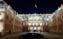US President Donald Trump's presidential limo waits for his departure following a dinner at Chateau de Versailles on June 17, 2026 in Versailles, France. Anna Moneymaker/Getty Images/AFP 