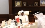 Minister of Municipality H E Abdullah bin Hamad bin Abdullah Al Attiyah with Qatar delegation during the meeting.