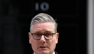 Britain's Prime Minister Keir Starmer makes a statement on his future outside 10 Downing Street on the morning of June 22, 2026, in London. Photo by Henry Nicholls / AFP
