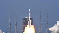 A modified version of the Long March-7 rocket carrying a new communication technology test satellite blasts off from the Wenchang Space Launch Site in south China's Hainan Province, June 23, 2026. Launched at 10:10 a.m. (Beijing Time) aboard the rocket, the satellite has successfully entered its preset orbit. (Xinhua/Yang Guanyu)