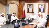 Kahramaa President Eng Abdullah bin Ali Al-Thiyab during the meeting held via videoconference.