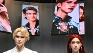 Humanoid robots are displayed during the launch of the U1 humanoid robot produced by UWORLD, a brand under UBTECH Robotics on June 30, 2026. (Photo by Adek Berry / AFP)