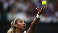 US player Serena Williams serves the ball to Australia's Maya Joint on June 30, 2026. Photo by Henry Nicholls / AFP