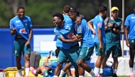 During a training session at the Columbia Park Training Facility in Morristown, New Jersey on July 2, 2026, during the 2026 World Cup football tournament. (Photo by MAURO PIMENTEL / AFP)

