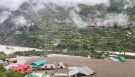 Representational file photo showing floods affecting Uttarakhand State. AFP