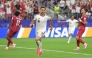 Mikel Merino #6 of Spain celebrates scoring his team's first goal during the FIFA World Cup 2026 Round of 16 match between Portugal and Spain at Dallas Stadium on July 06, 2026 in Arlington, Texas. (Photo by Alex Slitz / GETTY IMAGES NORTH AMERICA / Getty Images via AFP)