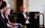 Dean and CEO of Northwestern University in Qatar Marwan M Kraidy speaking during conference’s flagship session.