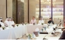Director of the Government Communications Office and Chairman of the Permanent Web Summit Organising Committee H E Sheikh Jassim bin Mansour bin Jabor Al-Thani with other officials during the meeting.