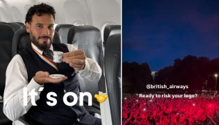 Screen grab of the posts shared by Norwegian Air 