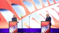 Indian Prime Minister Narendra Modi (L) and New Zealand Prime Minister Christopher Luxon (R) attend the Winning Partnership Celebration in Auckland on July 11, 2026. (Photo by Michael Bradley / AFP)
 