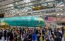 A Boeing 737 MAX 10 fuselage is pictured during the opening ceremony for the company's new North Line assembly line, which will produce 737 MAX aircraft, at the Boeing Everett Factory in Everett, Washington, on July 10, 2026. (Photo by Jason Redmond / AFP)  