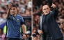 (Combo) This combination of file photos created on July 16, 2026, shows Argentina's head coach Lionel Scaloni in Kansas City on July 11, 2026 (L); and Spain's Spanish coach Luis de la Fuente in Cornella de Llobregat on March 31, 2026. (Photo by Odd Andersen and Lluis Gene / AFP)