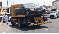 The removed vehicles included 5,340 vehicles transferred to Al Mashaf Impound Centre and 1,804 vehicles moved to Umm Salal Impound Centre.
