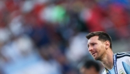 Argentina's forward #10 Lionel Messi reacts after losing the 2026 World Cup football tournament final match between Spain and Argentina at the New York/New Jersey Stadium in East Rutherford on July 19, 2026. (Photo by Patricia De Melo Moreira / AFP)