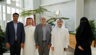 From left: Zafar Iqbal, Abdulrahman Hasna, Dr. Abdusamea Shabani, Prof. Khalid Al Ansari and Maha Al Henzab