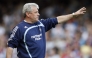 (Files) Newcastle's English Manager Kevin Keegan gestures during their Premier League match against West Ham at Upton Park, East London on April 26, 2008. (Photo by Glyn Kirk / AFP)