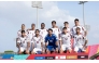 A file photo of Qatar team at the U-23 Gulf Cup last December. 
