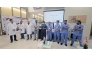 Officials and participants during the awareness campaign.