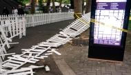 Police tape cordon off the location of a mass shooting at the Bite of Seattle food festival on July 26, 2026 in Seattle, Washington. David Ryder/Getty Images/AFP