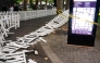 Police tape cordon off the location of a mass shooting at the Bite of Seattle food festival on July 26, 2026 in Seattle, Washington. David Ryder/Getty Images/AFP