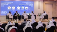Director of the Department of Da’wah and Religious Guidance Jassem Abdullah Al Ali speaking at the event.