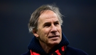 (Files) AC Milan's Honorary Vice President and former Italian player Franco Baresi looks on during the Italian Serie A football match between AC Milan and Genoa at the San Siro Stadium in Milan, on December 15, 2024. (Photo by Piero Cruciatti / AFP)