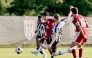 Action during the friendly match between Qatar U-23 and Heracles Almelo.