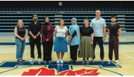 HBKU graduates during the exchange programme in Canada. 