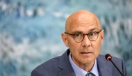 UN High commissioner for Human Rights Volker Turk delivers a speech during the 63rd session of United Nations (UN) Human Rights Council, in Geneva, on September 7, 2026. (Photo by Fabrice COFFRINI / AFP)
 