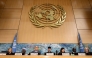 UN High commissioner for Human Rights Volker Turk (3rd L) delivers his speech during the 63rd session of United Nations (UN) Human Rights Council, in Geneva, on September 7, 2026. T(Photo by Fabrice COFFRINI / AFP)
 