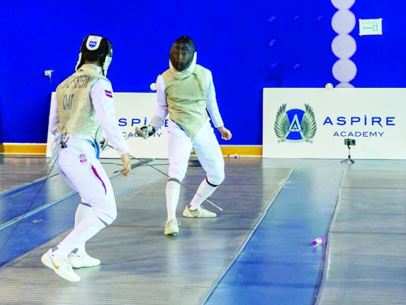 Nine fencers will represent Qatar at the Games. 